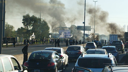 cortes en la autopista ricchieri y otros accesos a caba por la condena a cristina