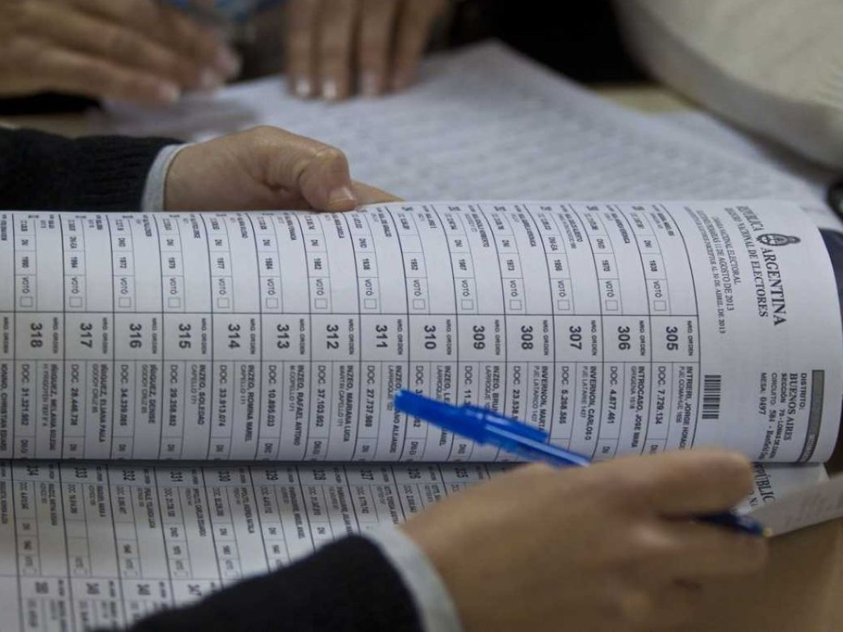 En el padrón bonaerense hay muchos cambios en los lugares de votación.