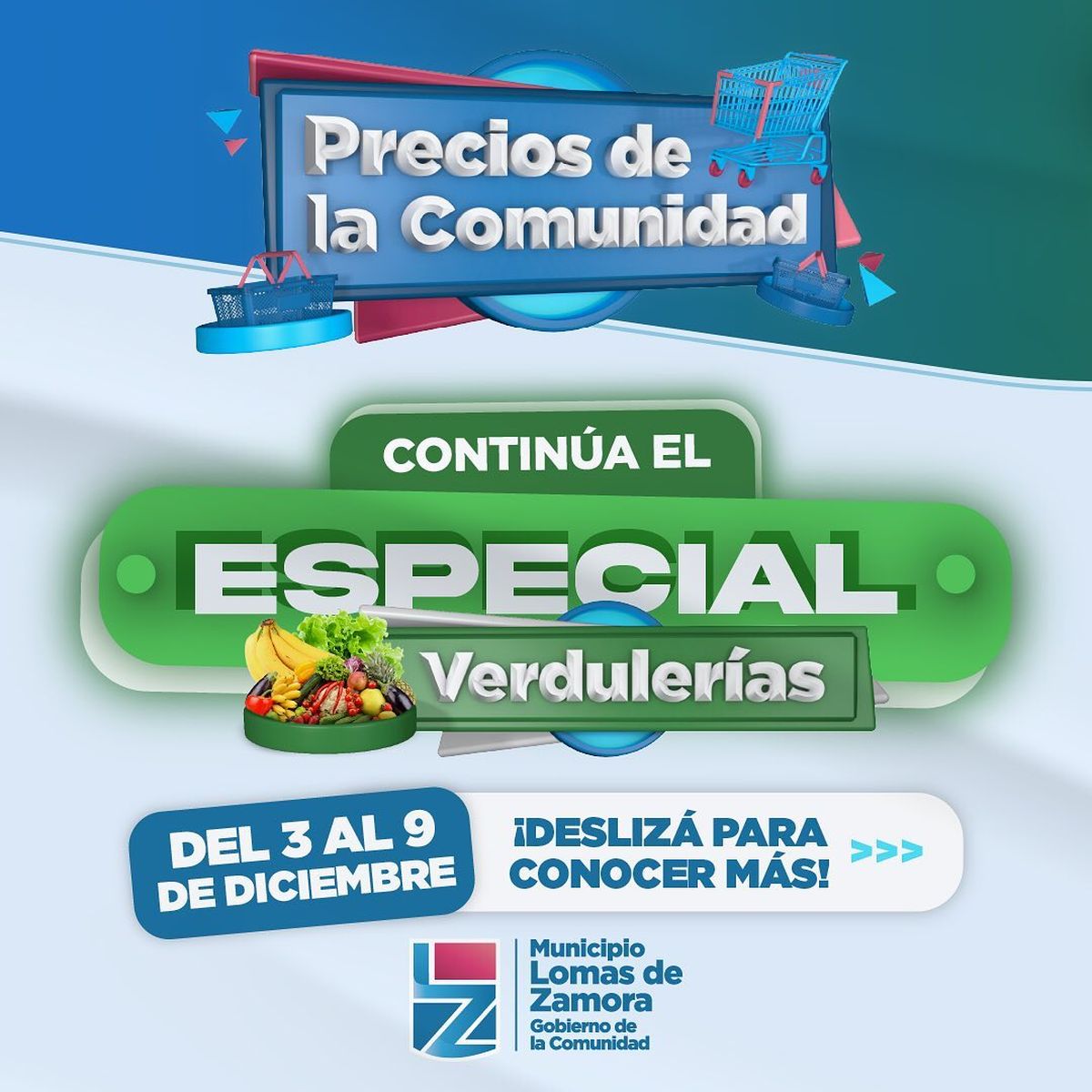 El Municipio de Lomas lanzó Especial Verdulería: qué productos hay en promoción y dónde conseguirlos