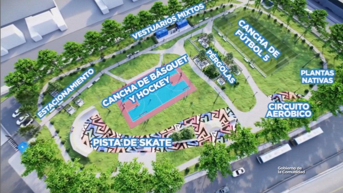 El proyecto del Parque Santa Marta, en el distrito de Lomas, incluirá canchas deportivas, pista de skate, circuito aeróbico y sectores con vegetación nativa. El proyecto del Parque Santa Marta, en el distrito de Lomas, incluirá canchas deportivas, pista de skate, circuito aeróbico y sectores con vegetación nativa.