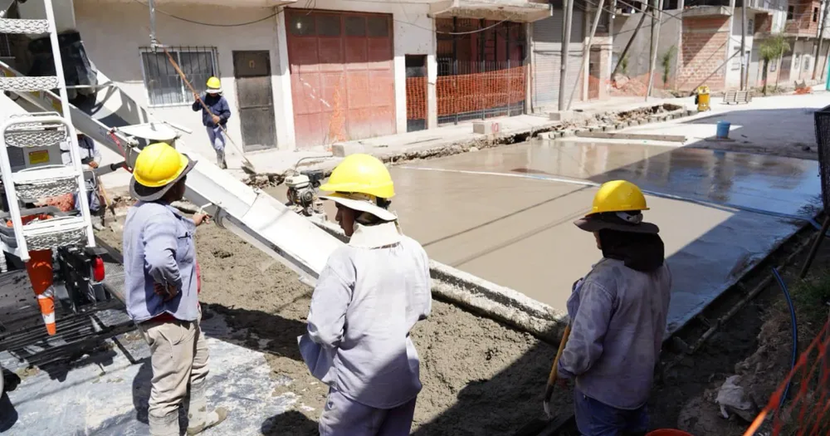 El Municipio de Lomas lleva adelante obras en el barrio 17 de Noviembre.