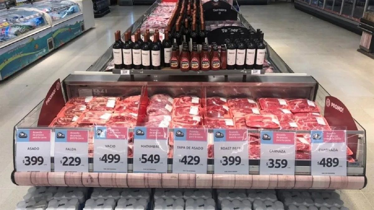 Precios Cuidados para cortes de carne en los supermercados