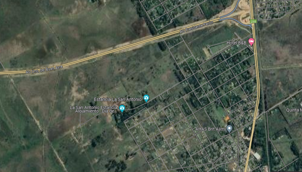 La zona rural ubicada entre San Vicente, Alejandro Korn y Guernica donde vend&iacute;an coca&iacute;na, marihuana y paco.