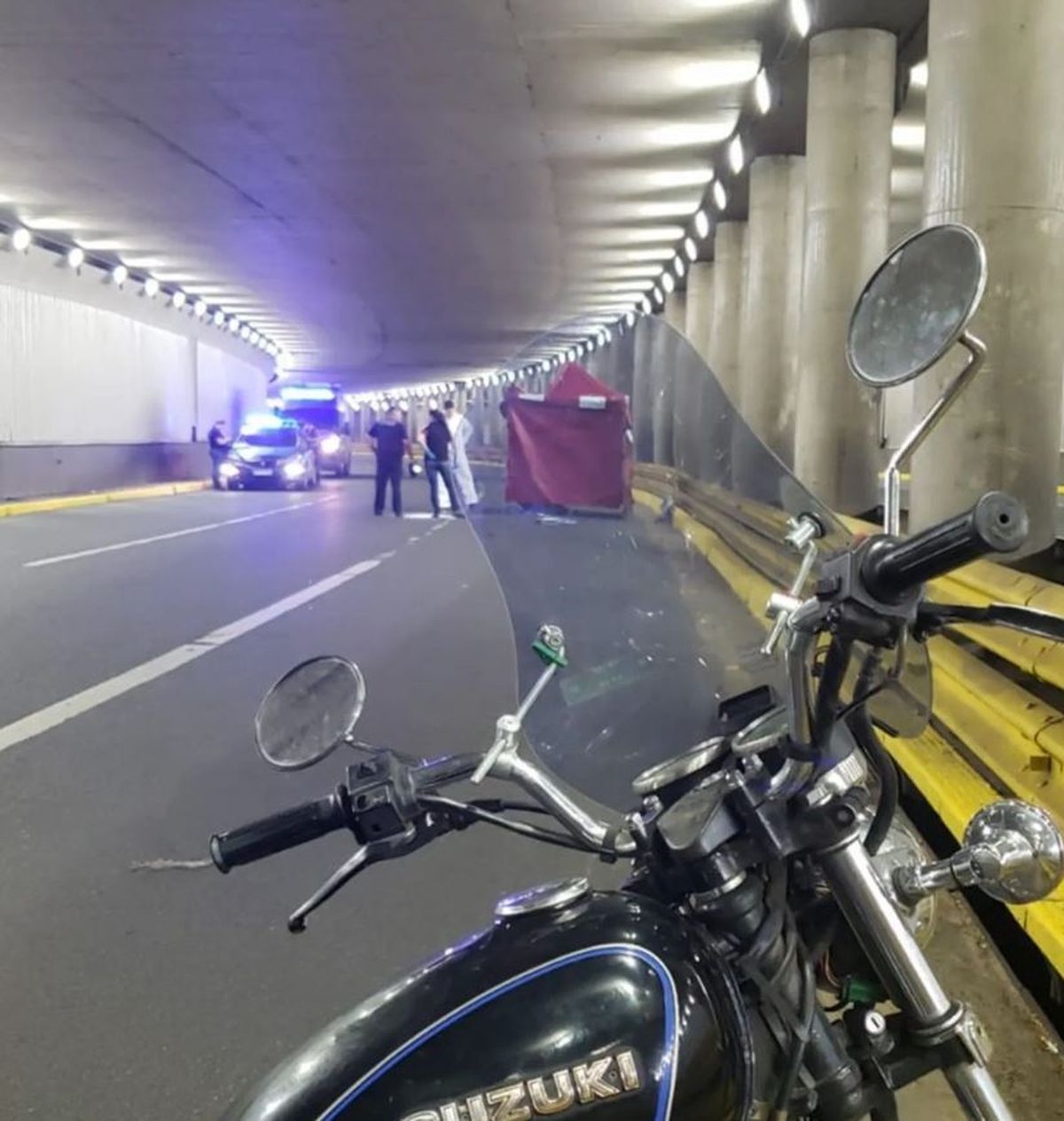 Imágenes del accidente que habría sido provocado por la mujer de Burzaco.