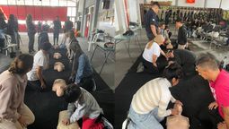 almirante brown: bomberos voluntarios brindaron una capacitacion en rcp y uso de dea