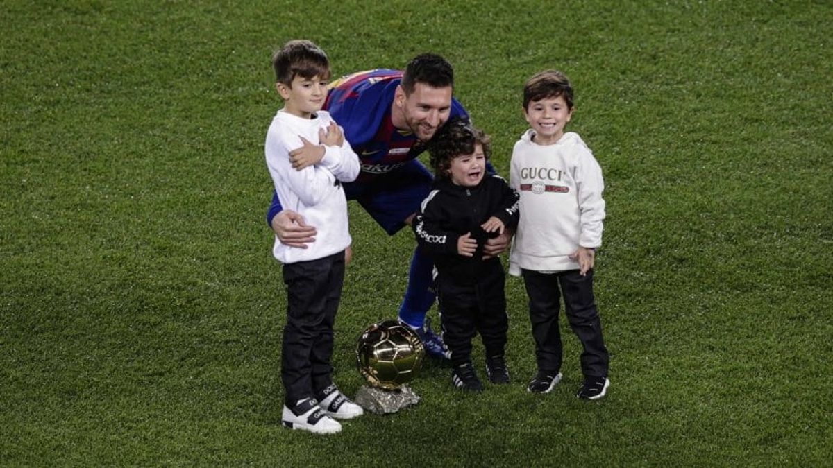 ¡Dejá ganar a los nenes!: el insólito video de Messi jugando con sus hijos