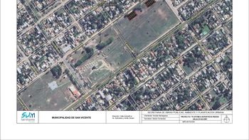 Parque Central de San Vicente: construirán dos playones en el predio de la vieja estación