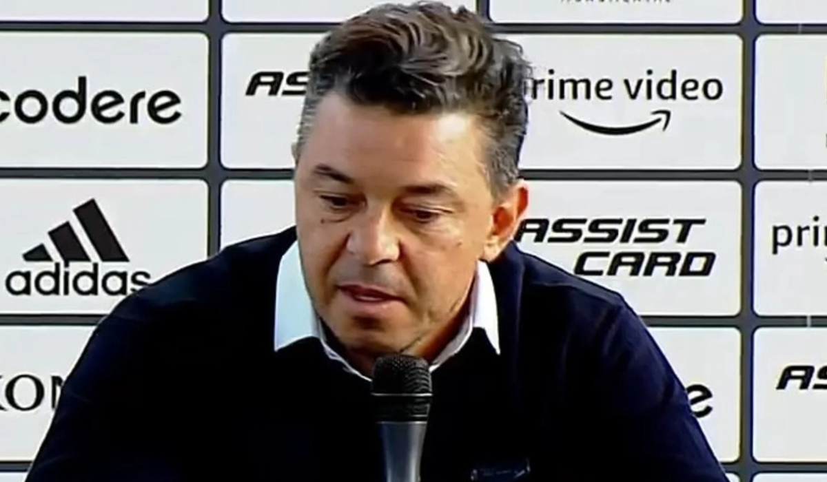 Marcelo Gallardo anunció su renuncia en conferencia de prensa.