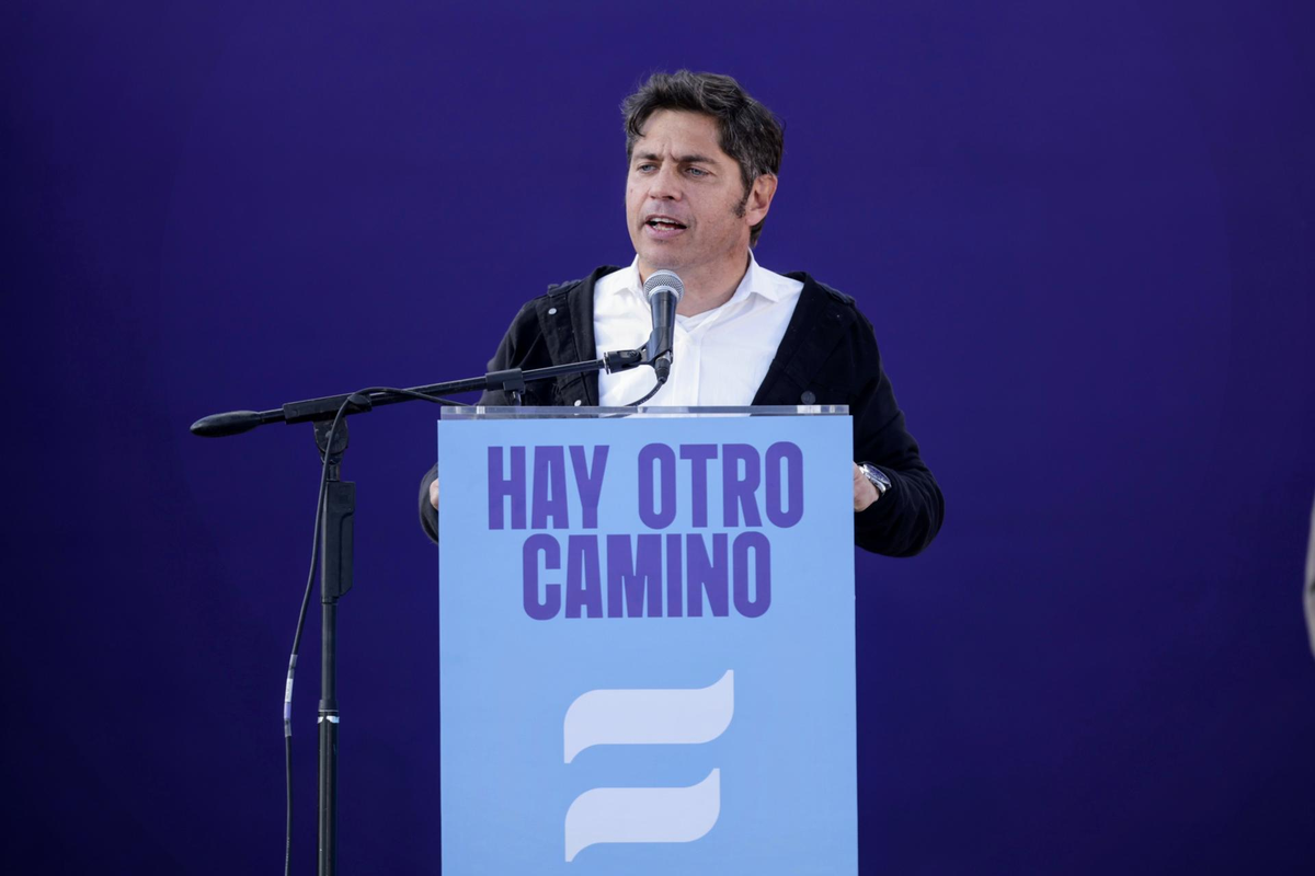 El gobernador de la Provincia de Buenos Aires, Axel Kicillof. 