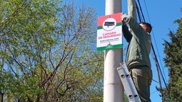 instalaron nuevas camaras de seguridad en monte grande