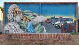 el nuevo mural del cementerio de rafael calzada con un detalle que emociona a los trabajadores del lugar