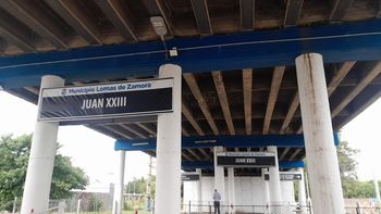 Realizaron obras en la zona de la estación Juan XXIII, cercana a la Universidad de Lomas