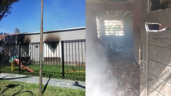 Dos personas fueron asistidas tras el incendio de una vivienda en Burzaco: investigan si fue intencional