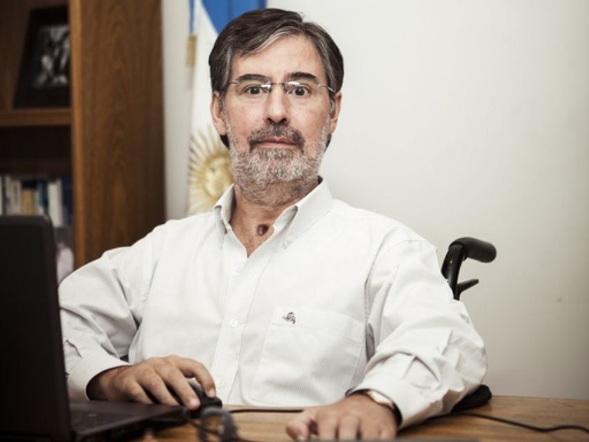 Jorge Rivas quedó cuadripléjico tras un robo en Lomas de Zamora en 2007.