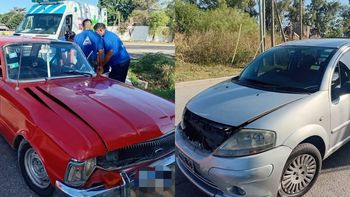 Choque entre dos autos en Almirante Brown: una persona mayor resultó herida
