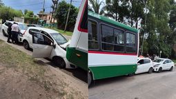 choque en cadena entre dos autos y un colectivo en almirante brown: dos personas heridas choque en cadena entre dos autos y un colectivo en almirante brown: dos personas heridas
