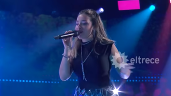 Vicky Martínez, cantante de Monte Grande, se lució en la TV: Todo artista sabe lo que significa mostrar lo que ama hacer