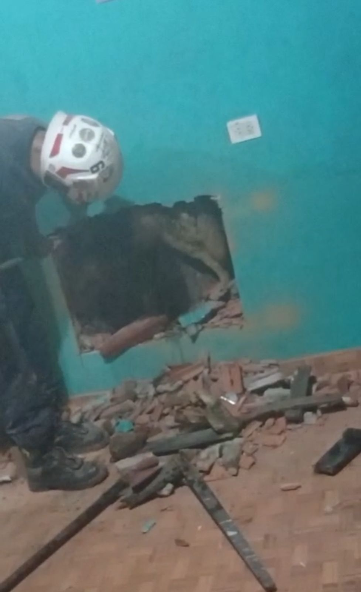 Tras el llamado de emergencia, intervinieron Bomberos Voluntarios de Glew.