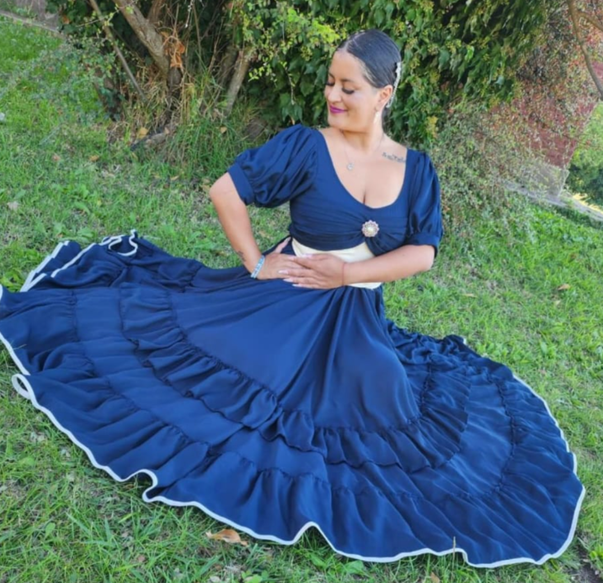 Melina Gómez, coordinadora de Ballets Folclóricos Echeverrianos y profesora de Luna Santiagueña. Melina Gómez, coordinadora de Ballets Folclóricos Echeverrianos y profesora de Luna Santiagueña.