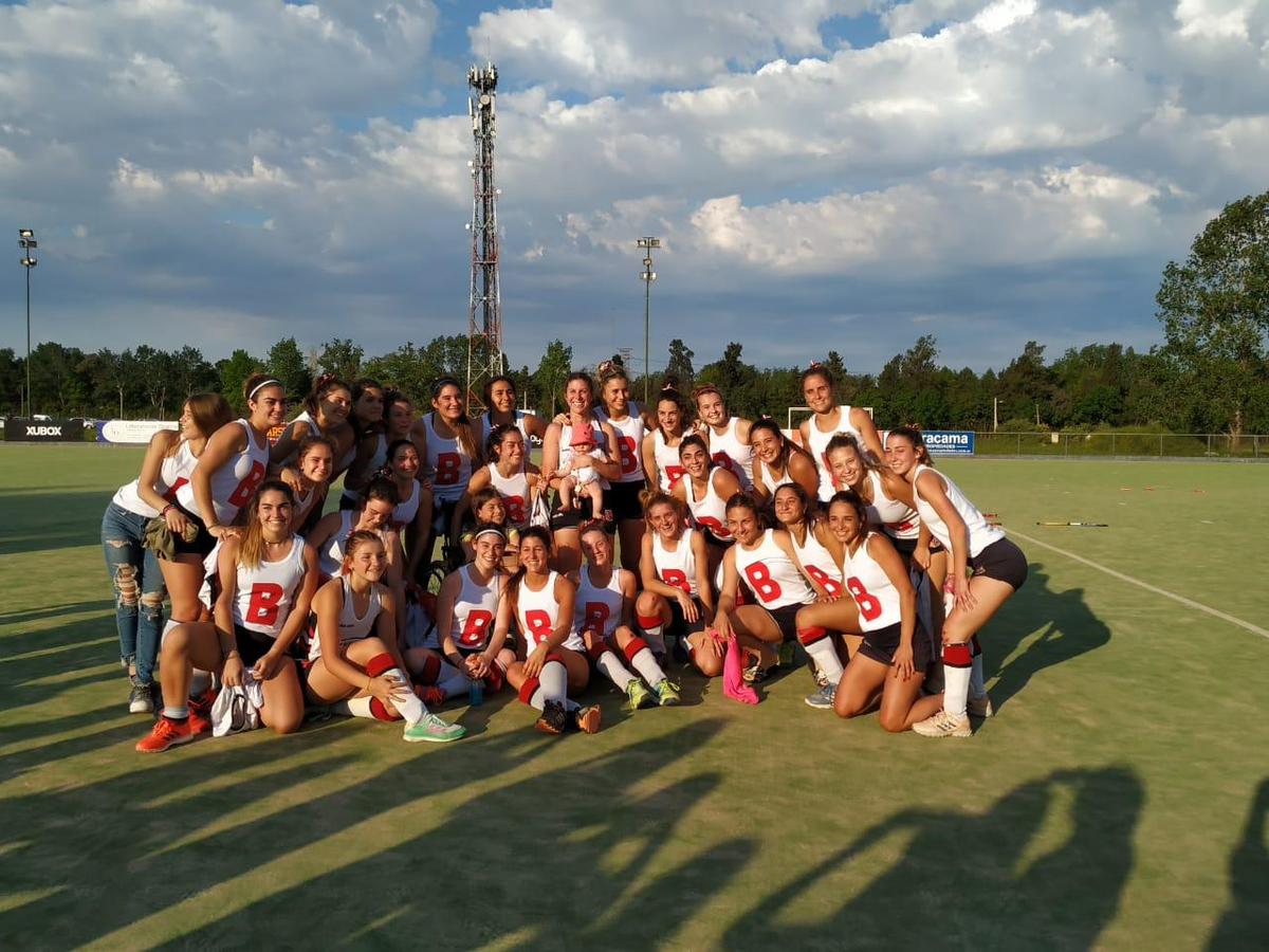 El Ascenso del equipo de hockey a la Primera B, en 2019.