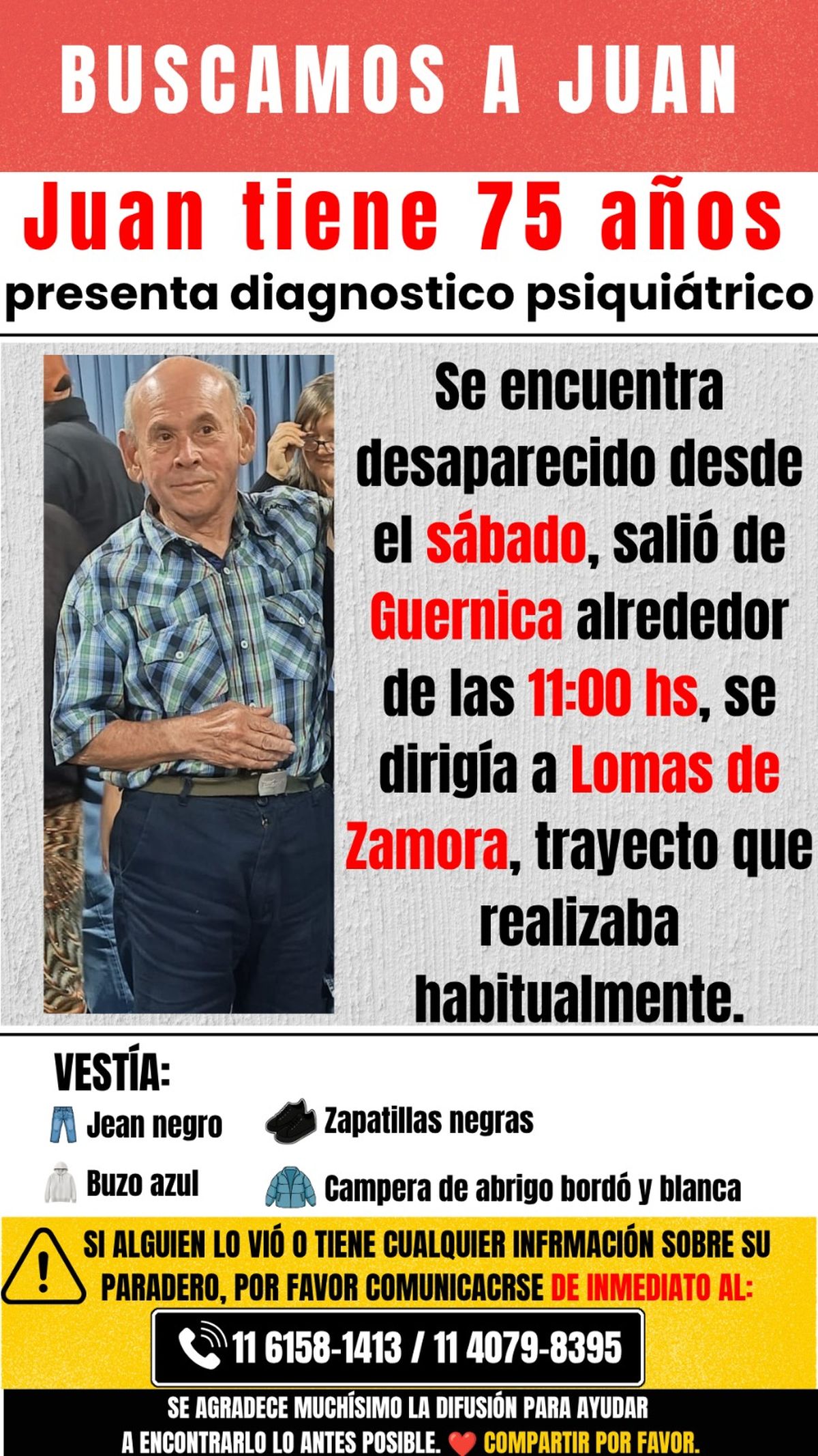 La búsqueda de Juan, vecino de Guernica. La búsqueda de Juan, vecino de Guernica.