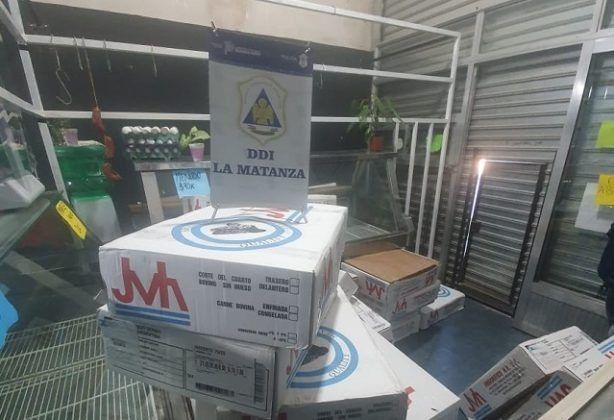 Cargamento encontrado en el galpón de Ingeniero Budge, Lomas de Zamora.