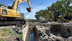 almirante brown: reactivaron una obra hidraulica de burzaco que beneficiara a mas de 100 mil vecinos