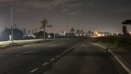 oscuridad total en la ruta 58: 25 kilometros sin luz entre el rebenque y la ruta 6