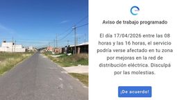 almirante brown: edesur anuncio corte de luz programado en glew