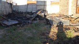 incendio en alejandro korn: una madre y su hijo perdieron su vivienda