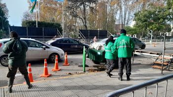 Monte Grande: reprogramaron la promesa a la bandera por el clima hostil