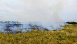 preocupacion en canning por los incendios de pastizales