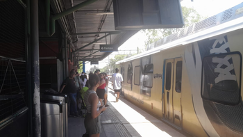 Demoras en el Tren Roca por colisión con un hombre en Luis Guillón