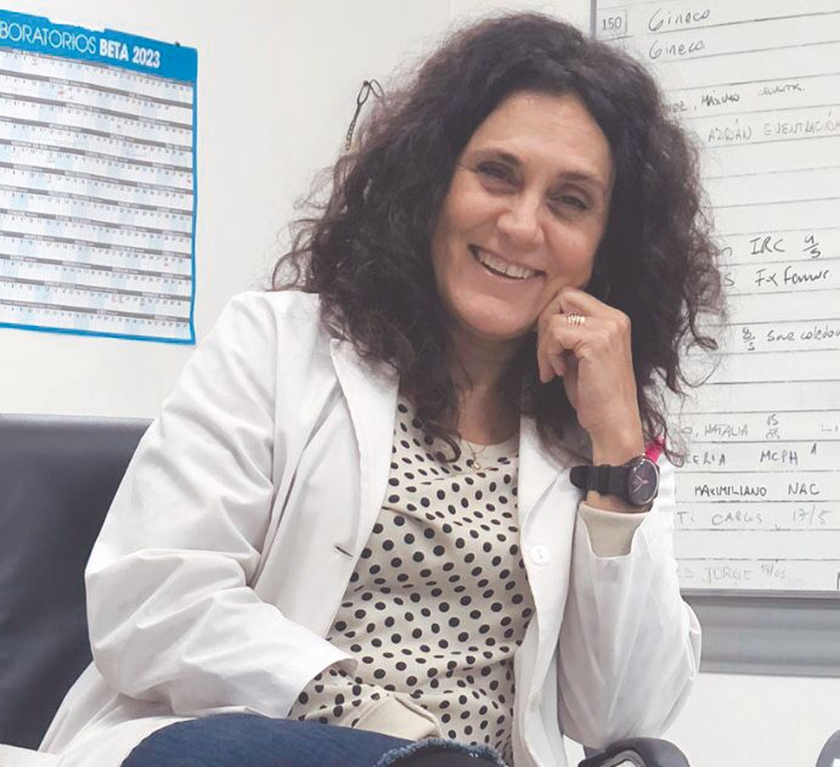 Liliana Sarro, Jefa de la Unidad de Infectologia del Hospital Municipal Santamarina de Monte Grande.
