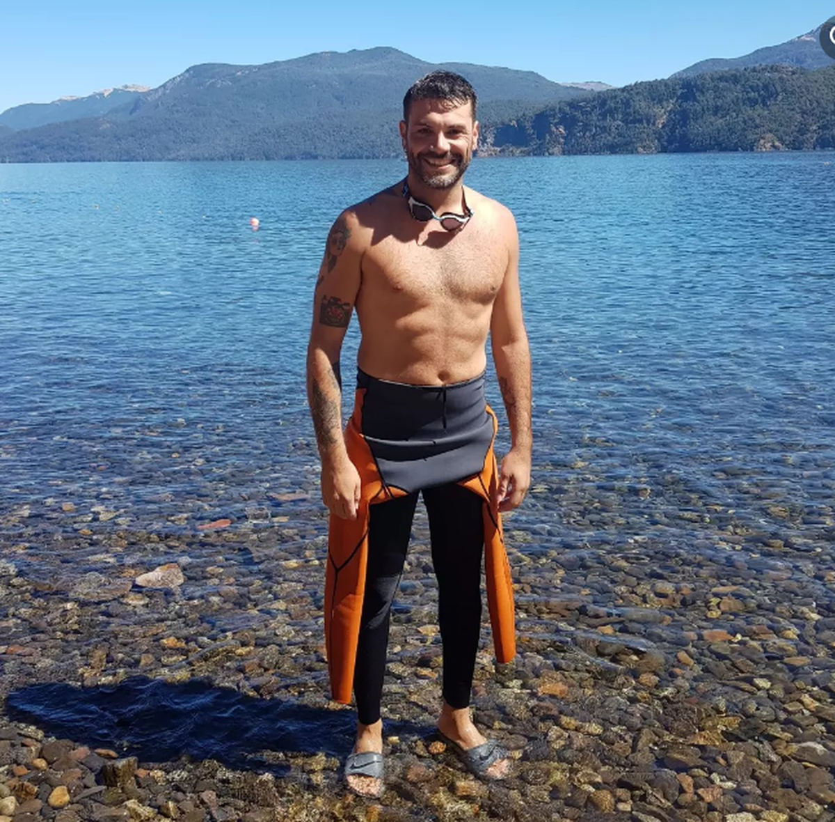 El vecino de Alejandro Korn Israel Caire.