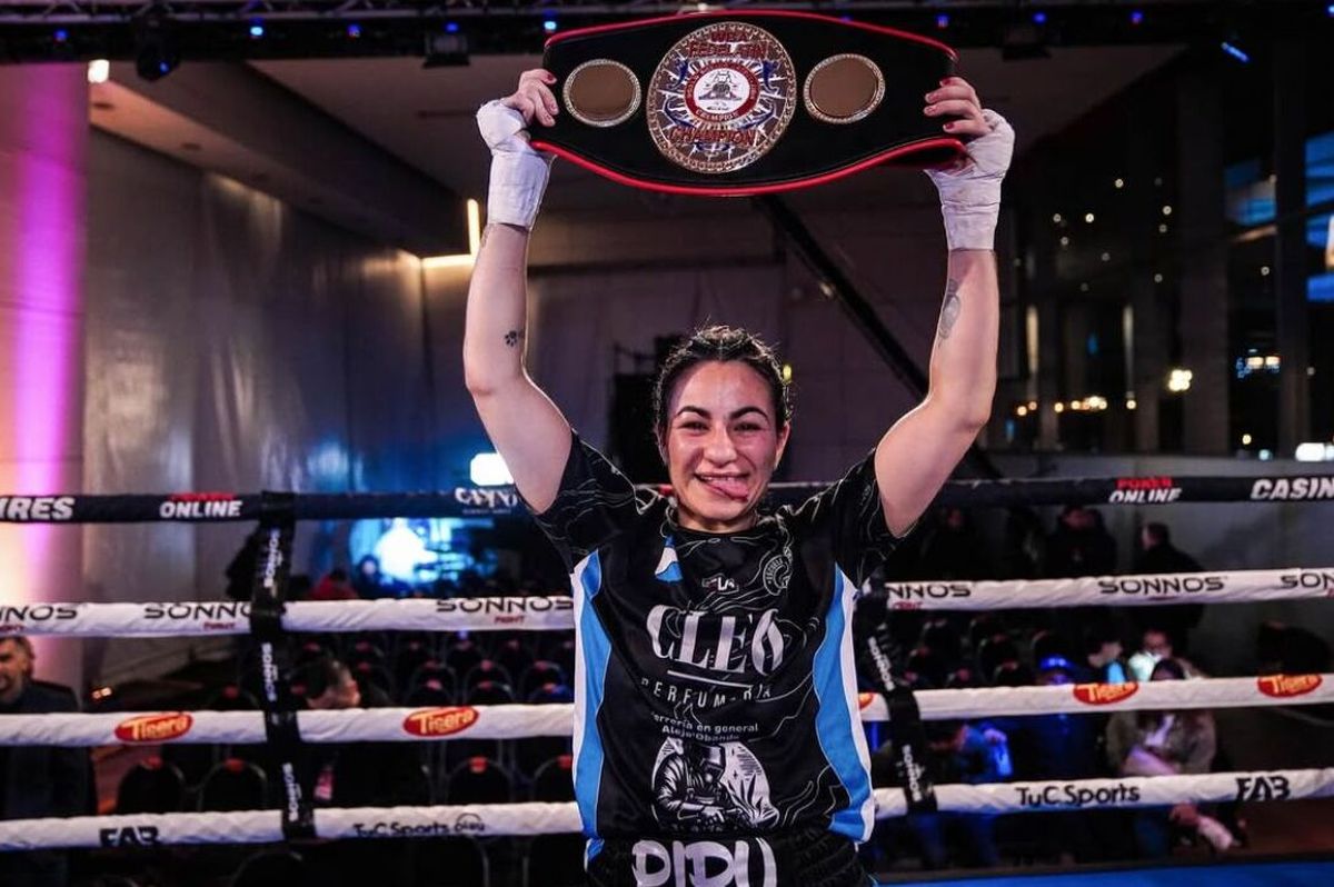 La boxeadora de Claypole quiere volver a levantar el cinturón de campeona. 