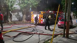 lanus: se incendio una casa en valentin alsina