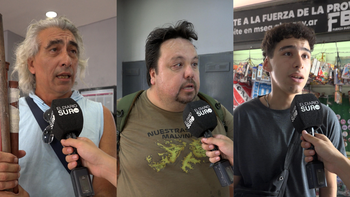 De Lomas al Congreso en el tren: testimonios de gente que viaja a la manifestación
