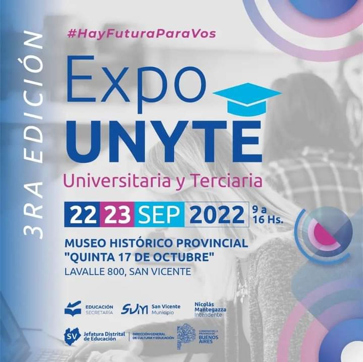 Este jueves y viernes será la Expo UNYTE en San Vicente donde se presentará la oferta académica de la región.