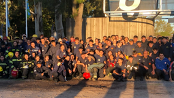 los bomberos realizaran un desfile en monte grande por el aniversario de la escuela de cadetes