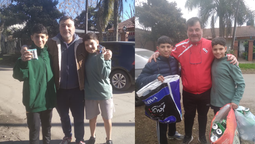 solidaridad en monte grande: siguen ayudando a los hermanos que juntan latitas para completar el album del mundial