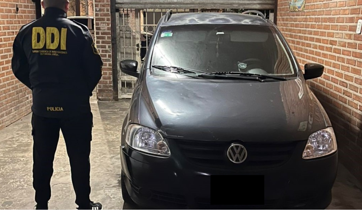 Durante el operativo, secuestraron el auto del acusado. 