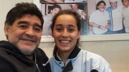 el dia que una taekwondista de almirante brown conocio a maradona y recibio un mensaje que nunca olvido