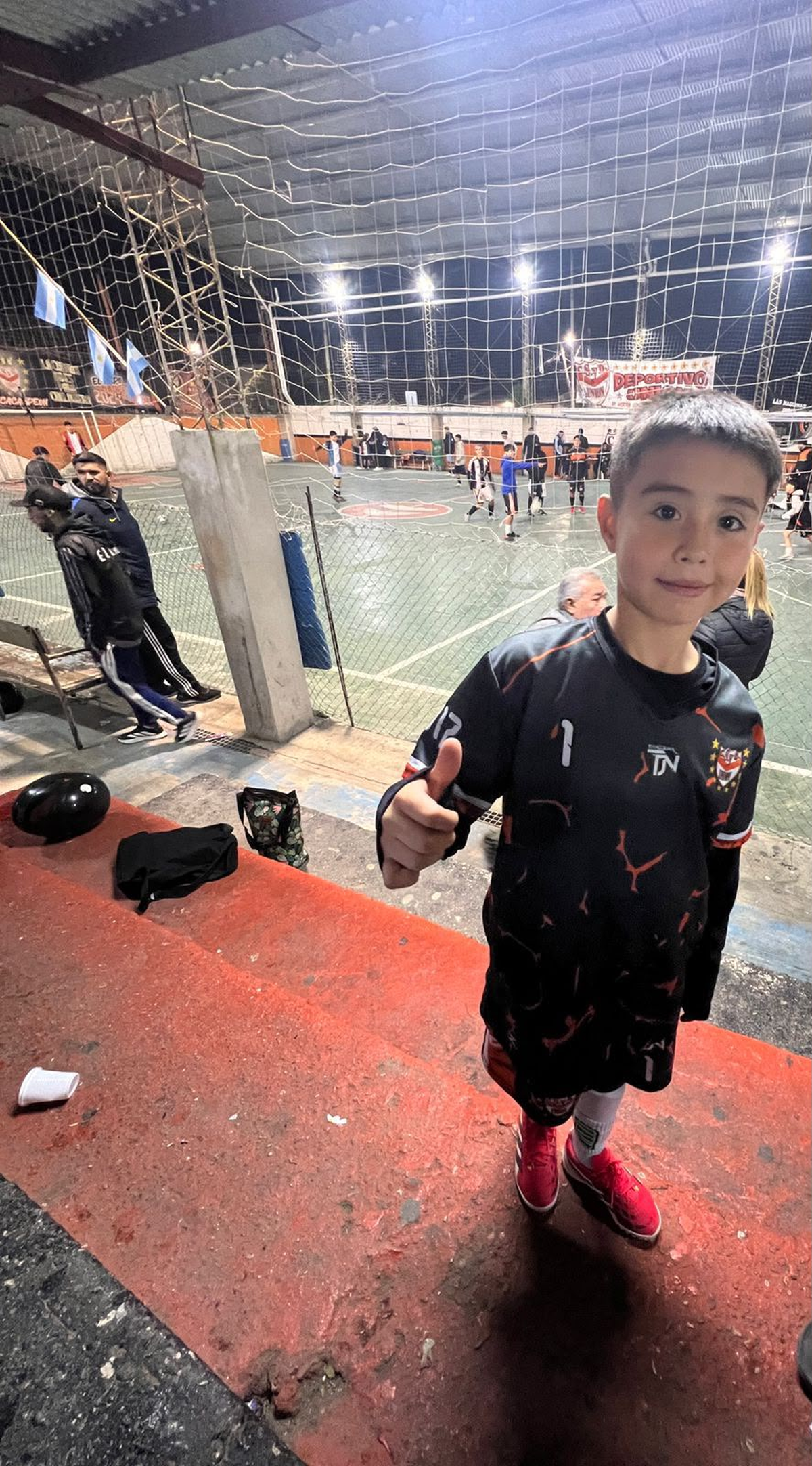 Vallejos, el arquero de la categoría 2017 de Deportivo Unión. Vallejos, el arquero de la categoría 2017 de Deportivo Unión.
