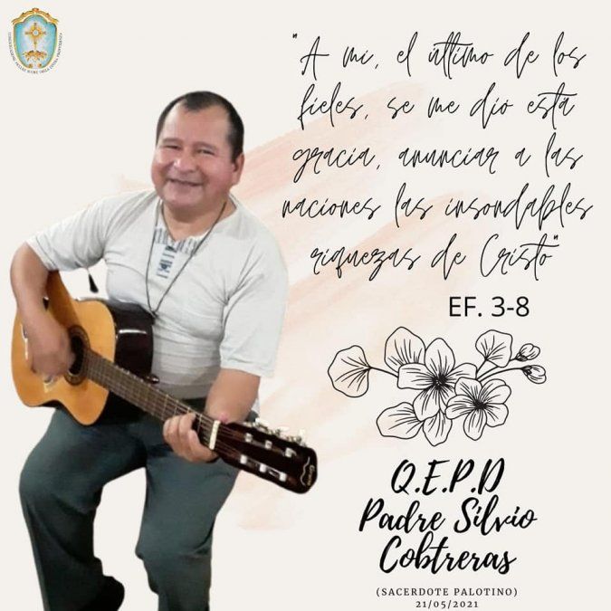 Dolor en Turdera por el fallecimiento de otro sacerdote por coronavirus