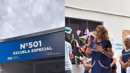 ezeiza: entregaron materiales deportivos en la escuela especial 501