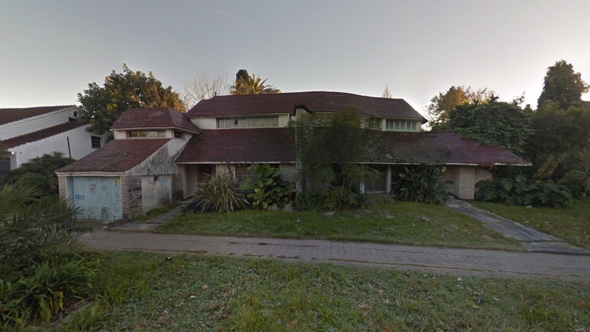 Así se veía la casa de Banfield antes de ser demolida.