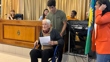 La emoción de Rafael Ceragioli en su homenaje: Estén unidos por el bien de San Vicente