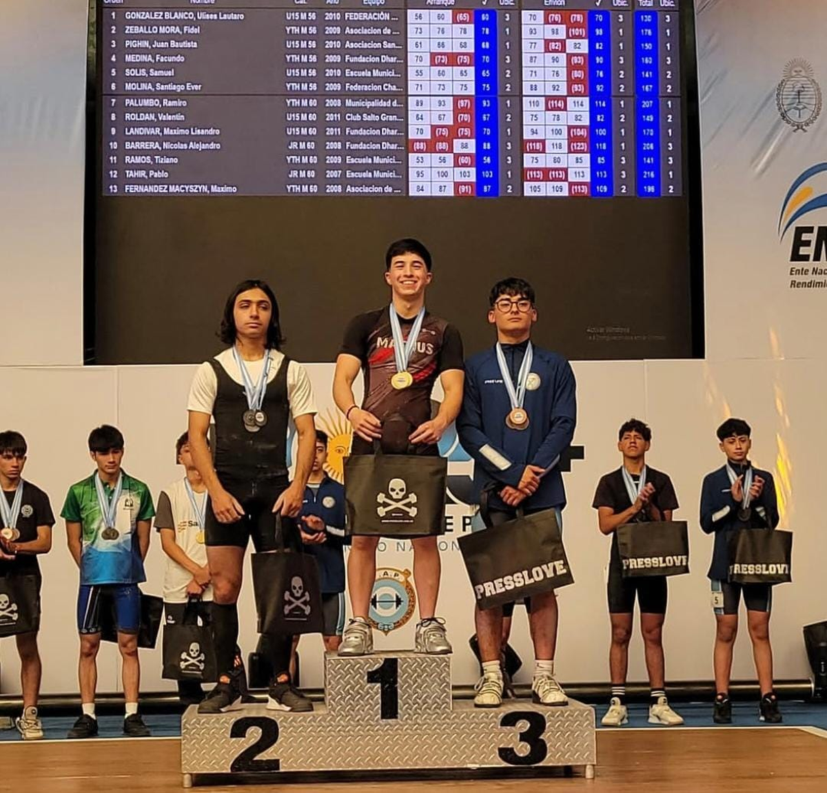 Los participantes tuvieron podios.&nbsp;