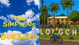 vecino de zona sur se volvio viral al recrear localidades de almirante brown al estilo los simpson
